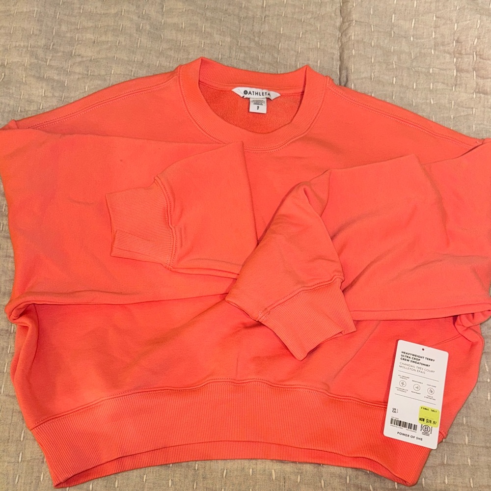 Athleta Women’s cropped Crewneck Sweatshirt
